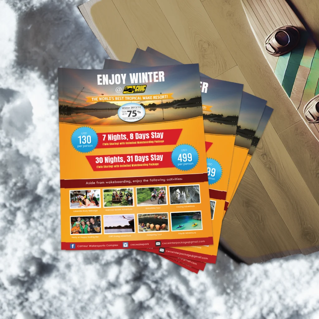 KNSP Design Studio - Republik wakepark Flyer design